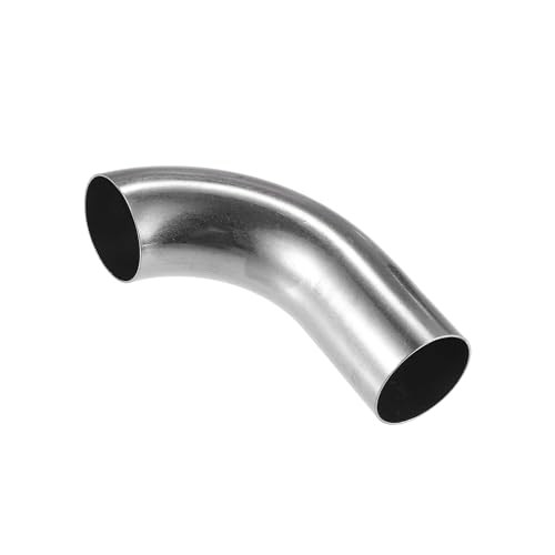 Bend Elbow Pipe Tube, 1.5″ OD 4.72″ 2.95″ Leg 90 Degree DIY Exhaust Pipe