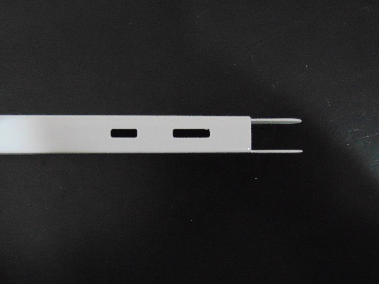2 Rubbermaid 12.5” Shelf Bracket Double Slot Configuration Closet System Part