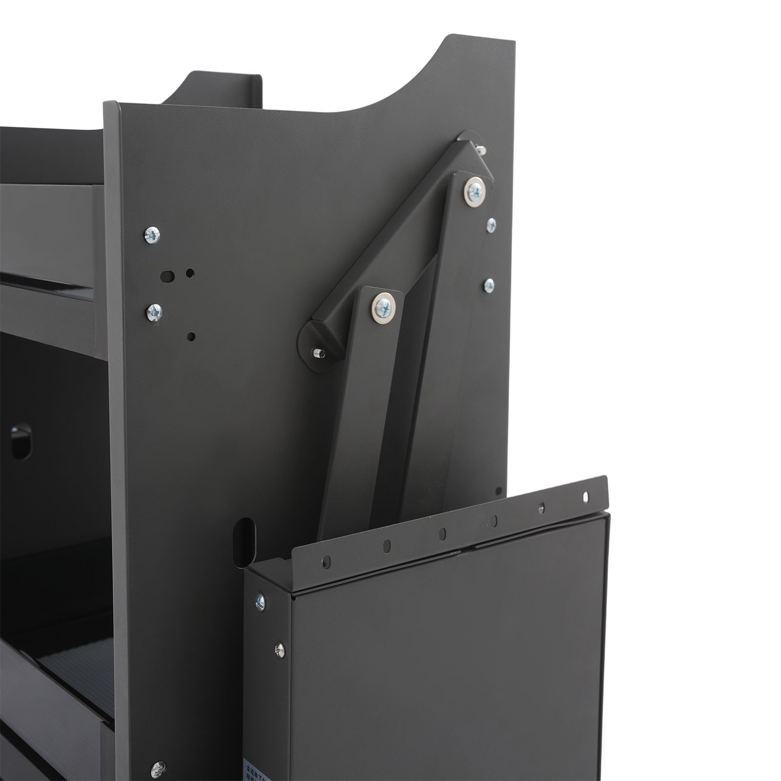 Kitchen Shelf Rack Upper Cabinet 2-Tier Pull Down Cabinet Organizer Rack