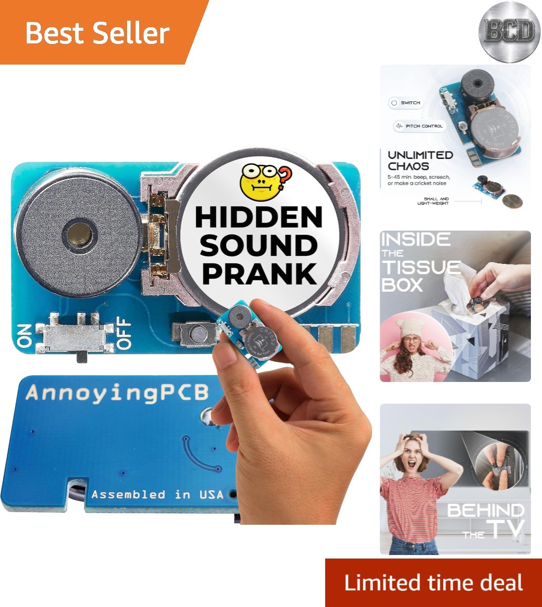 Annoying Cricket Noise Maker – Complete Prank Kit with 3- Longevity