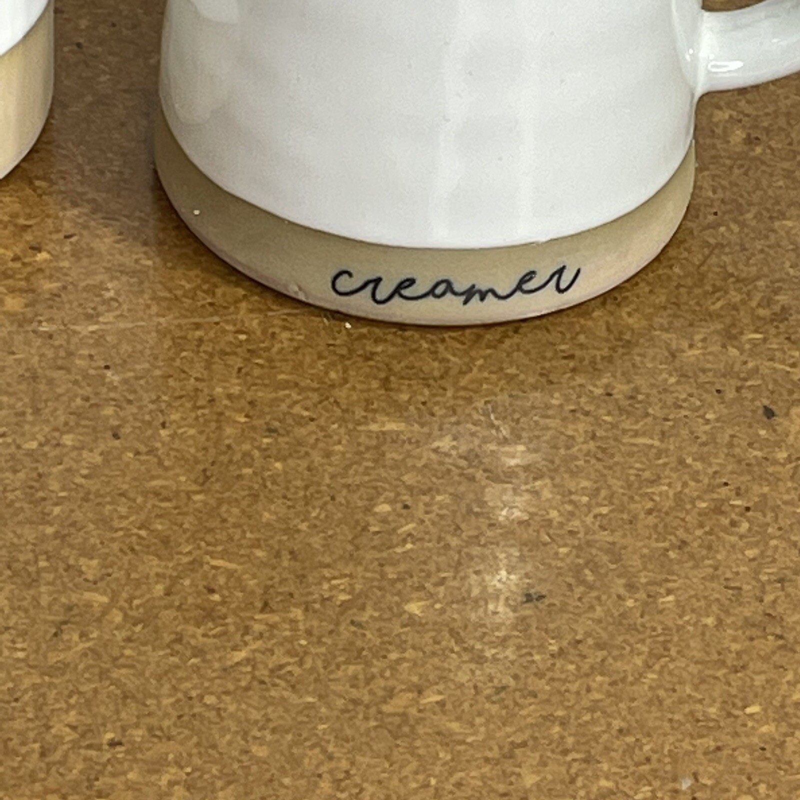 Barnyard Stoneware MUD PIE Style FARMSTEAD CREAMER AND SUGAR
