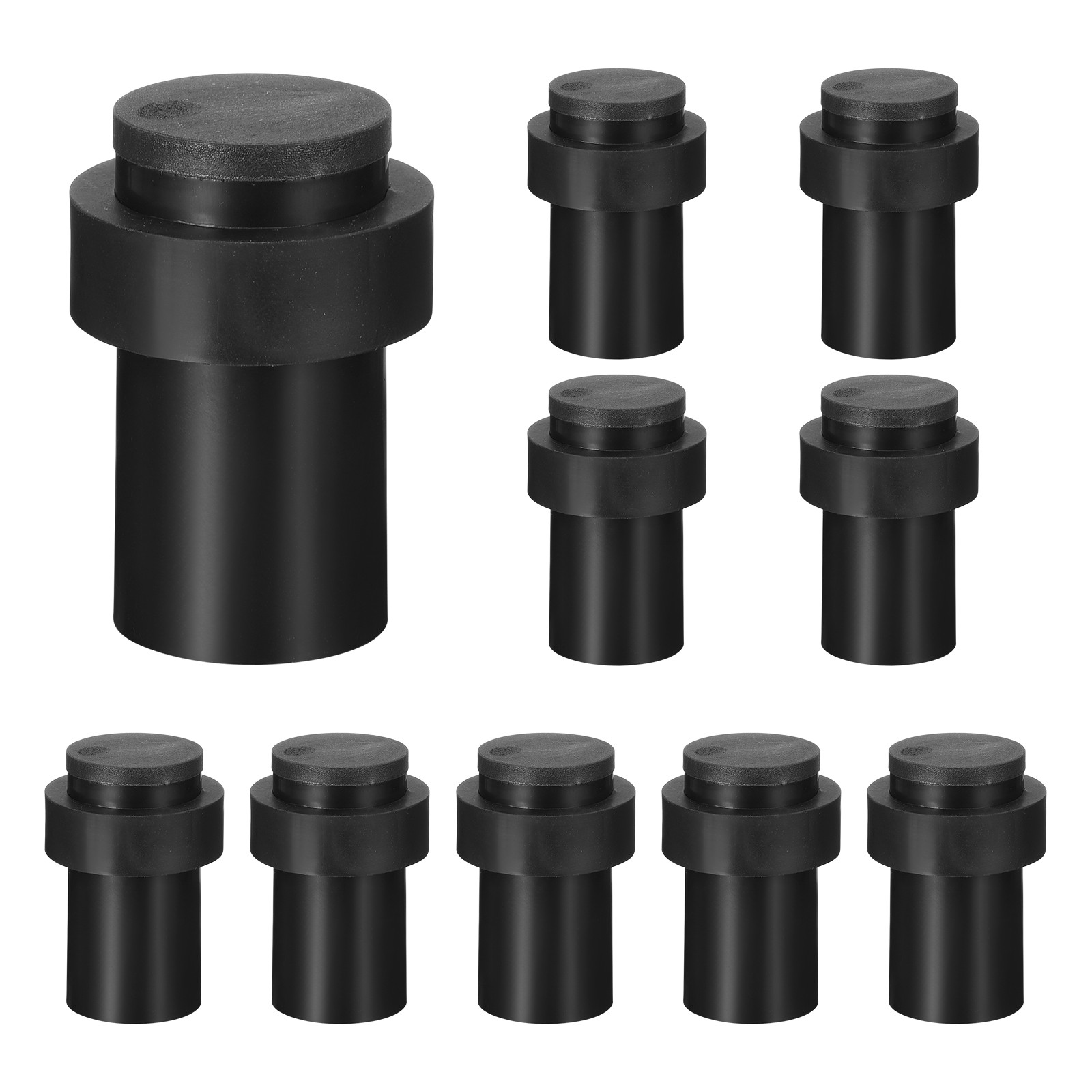 10Pcs 2.6″ Door Stoppers, Stainless Steel Floor Mount Door Stop