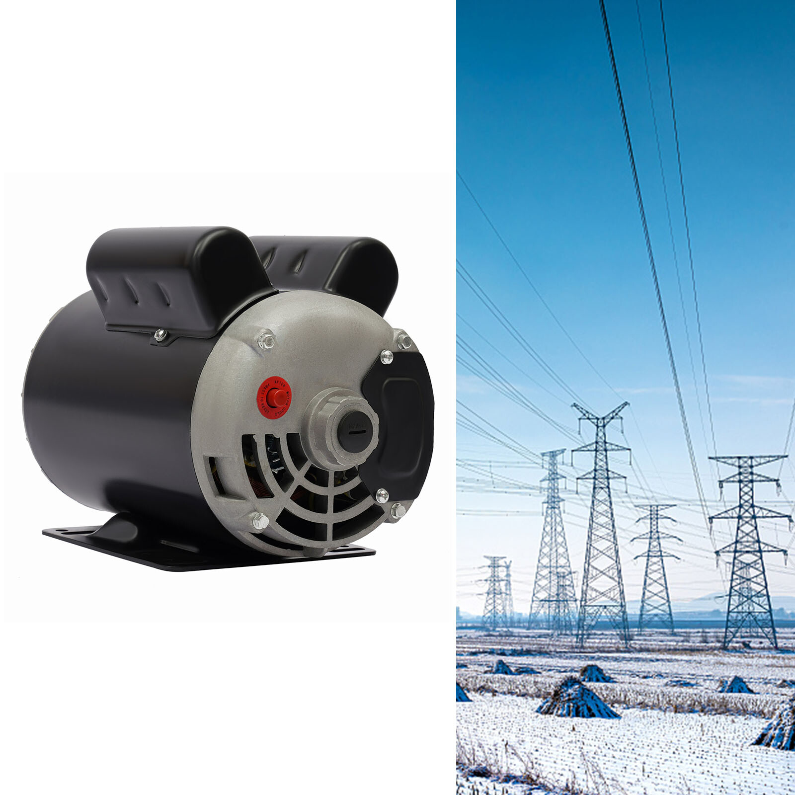 5 Hp Air Compressor Motor With 5/8″shaft For 208-230v,compressor Electric Motor