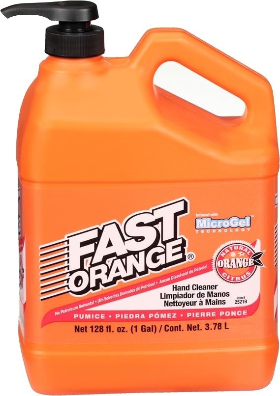 Fast Orange 25219 Pumice Lotion, Heavy Duty Hand Cleaner,Natural Citrus Scent