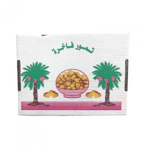 Fresh Organic Sukkary Dates High Quality 1.5kg Carton تمر سكري فاخر