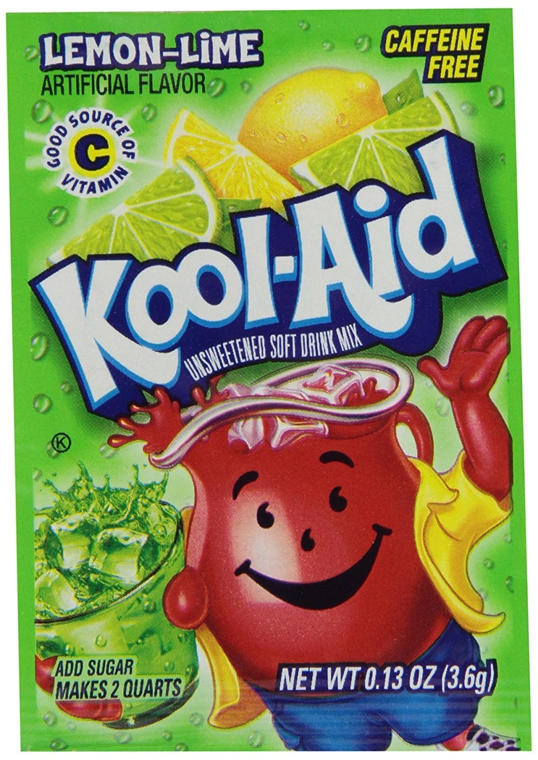 Kool-Aid Lemon Lime 0.13 Ounce (Pack of 1), Kool-aid Lime, Oz