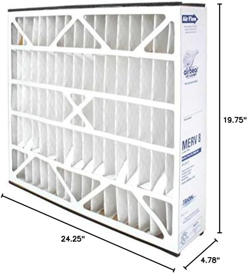 Air Bear 255649-102 Replacement Filter – 20X25X5, Three per Box