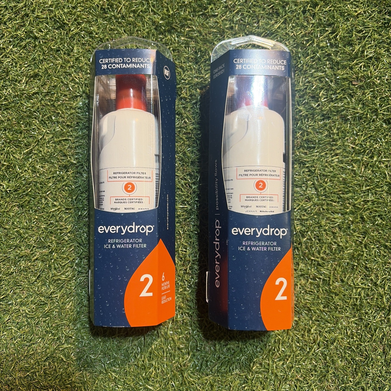 EveryDrop Whirlpool W10413645A EDR2RXD1R FILTER 2 Water FilterEvery 2 Pack