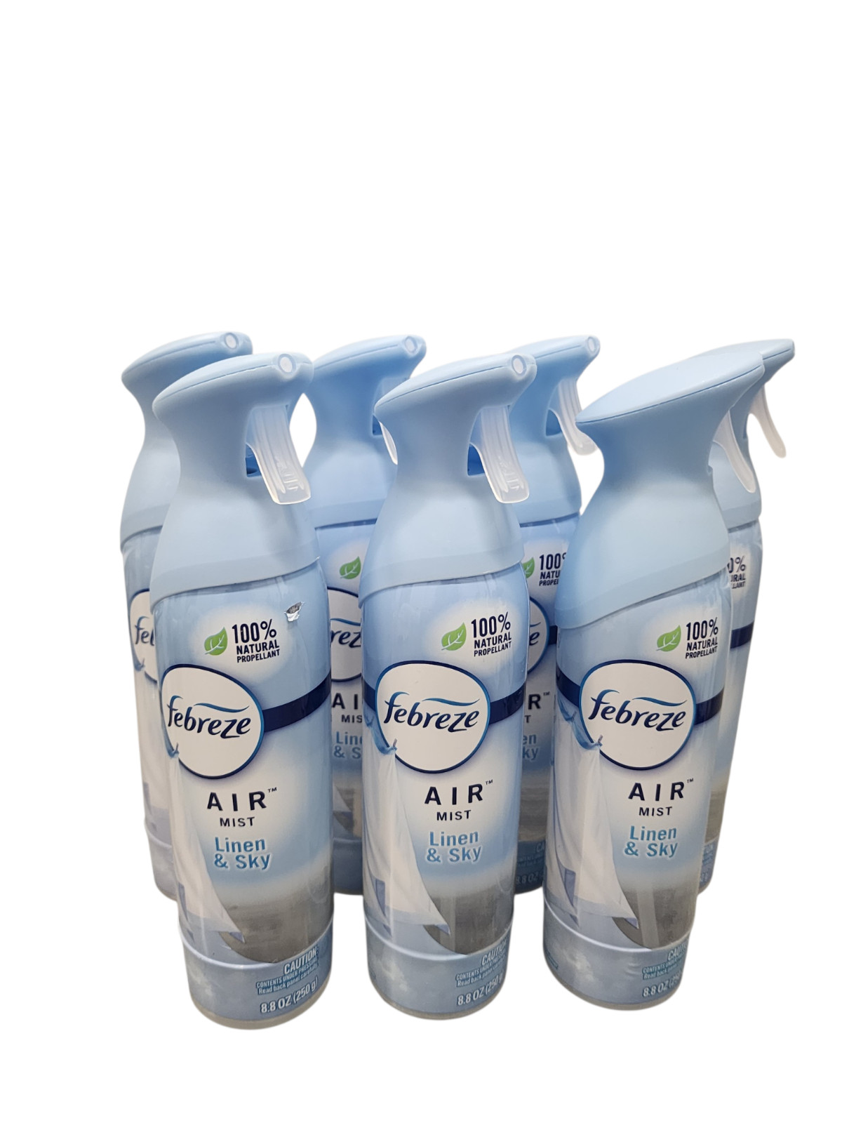 Febreze Air Mist Spray 8.8oz 7 Ct Linen & Sky Scent Home Bathroom Odor Fighter