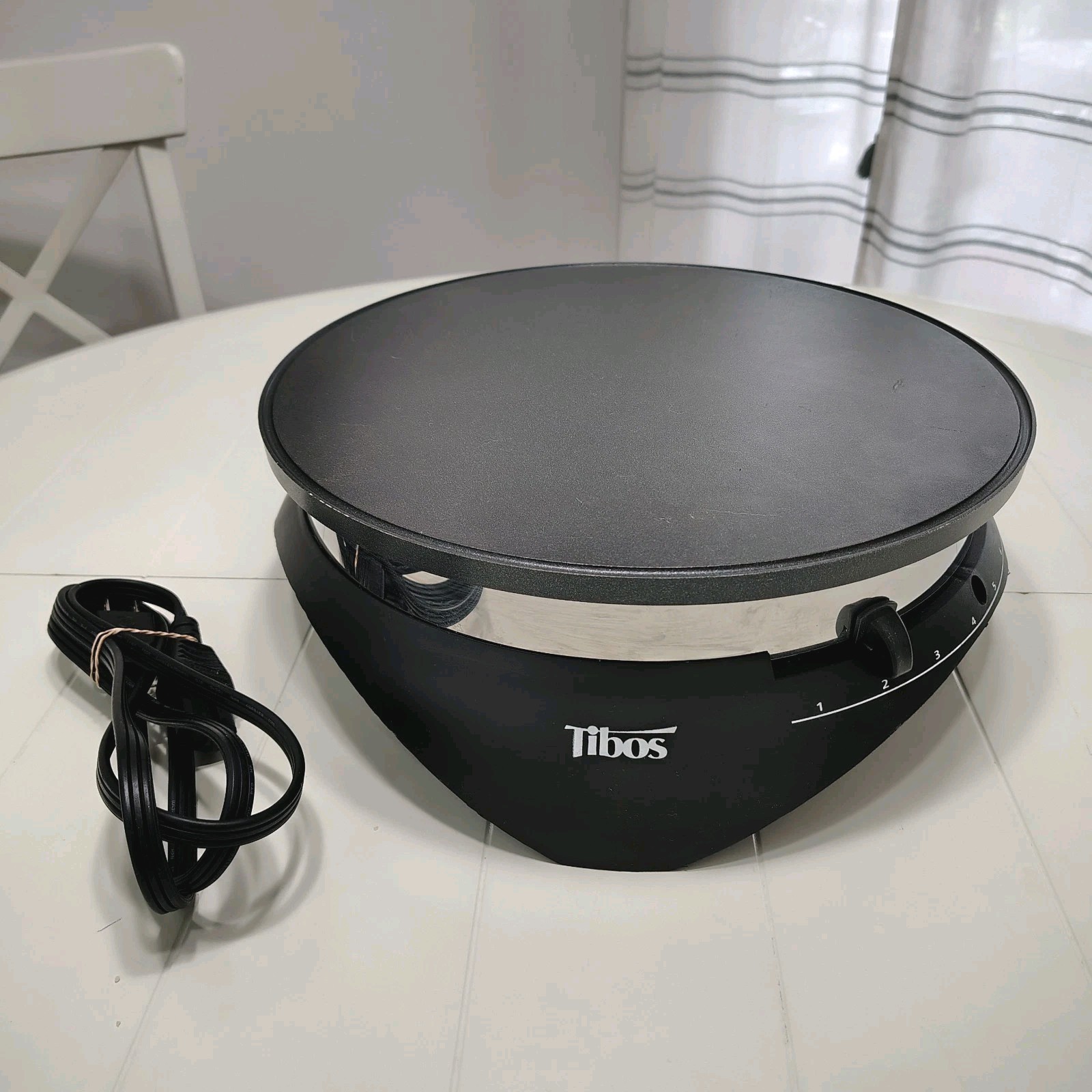 Tibos Krampouz Electric Single Crepe Maker Crepe Pan CEBPC2BS – Used 020