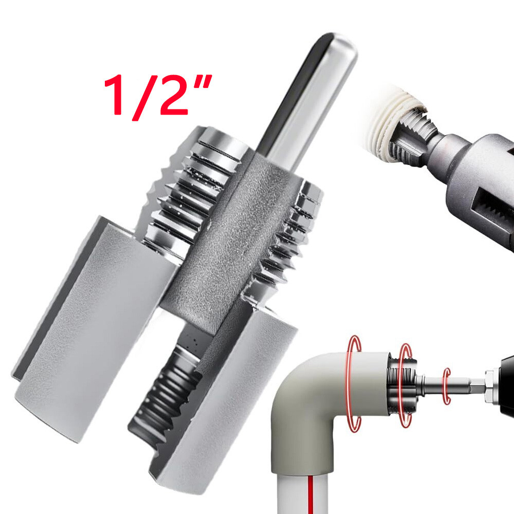 Integrated Internal & External Pipe Threading-Tool, PVC Pipe Threader Kit USA