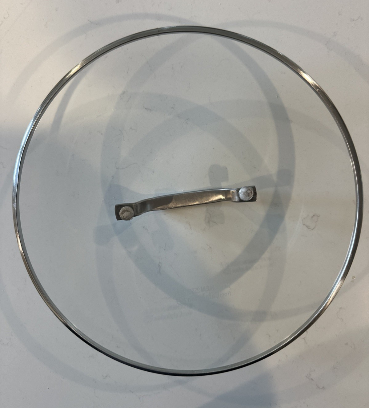 CALPHALON KITCHEN ESSENTIALS 10” OD Glass REPLACEMENT LID 9.75 In INNER DIA.