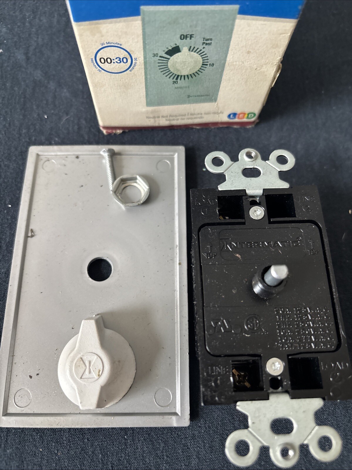 NEW Intermatic FF30MH Timer, Spring Wound, 30 Min. SPST Single Pole Single Throw