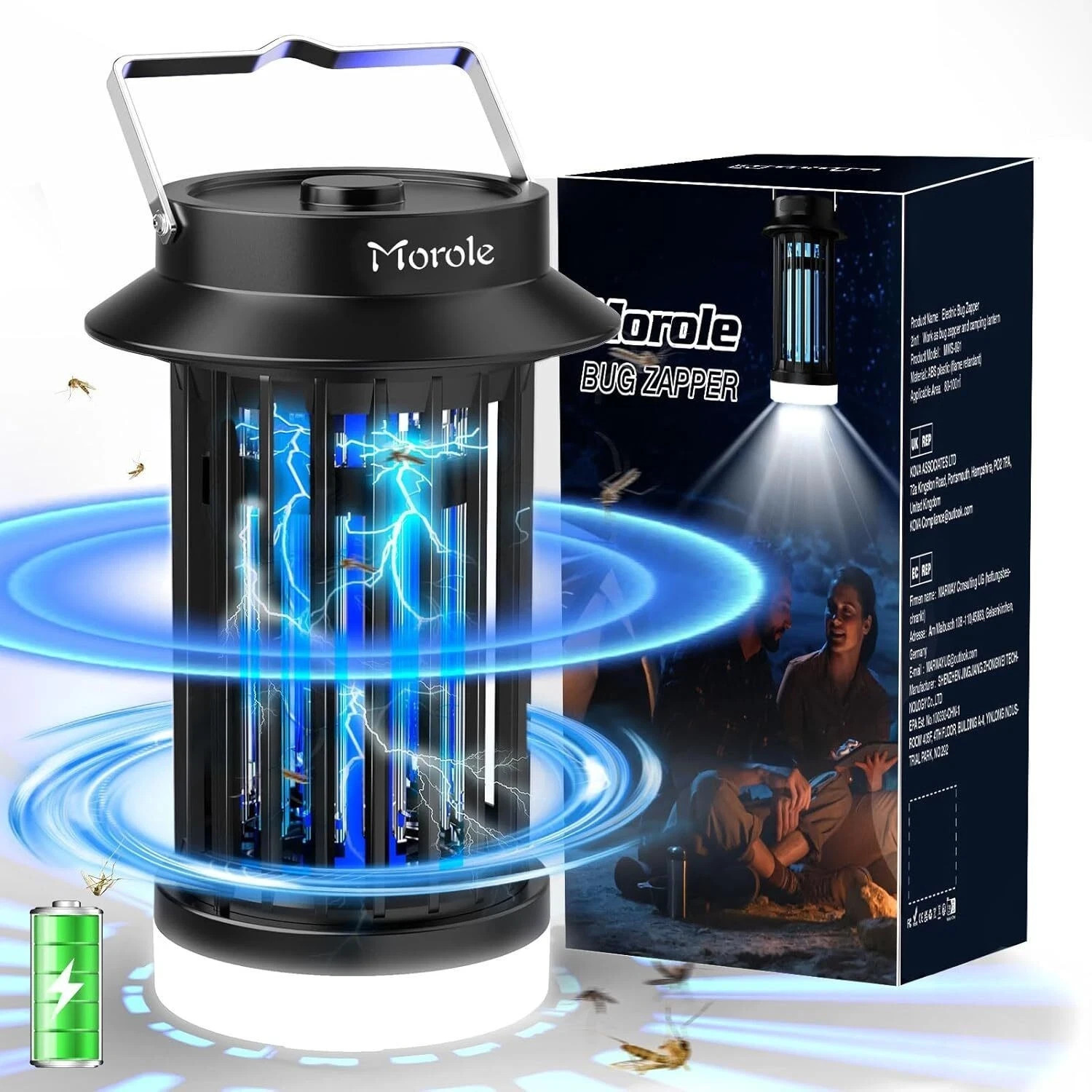 Bug Zapper 4200V Electronic Mosquito Zapper for Outdoor & Indoor Waterproof New