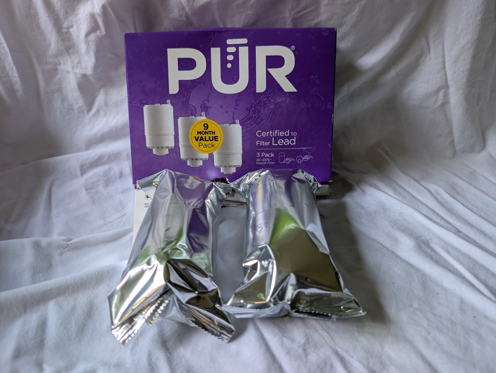 PUR Faucet Mount Certified to Filter Lead – 2 Filters (BRAND NEW FACTORY SEALED)
