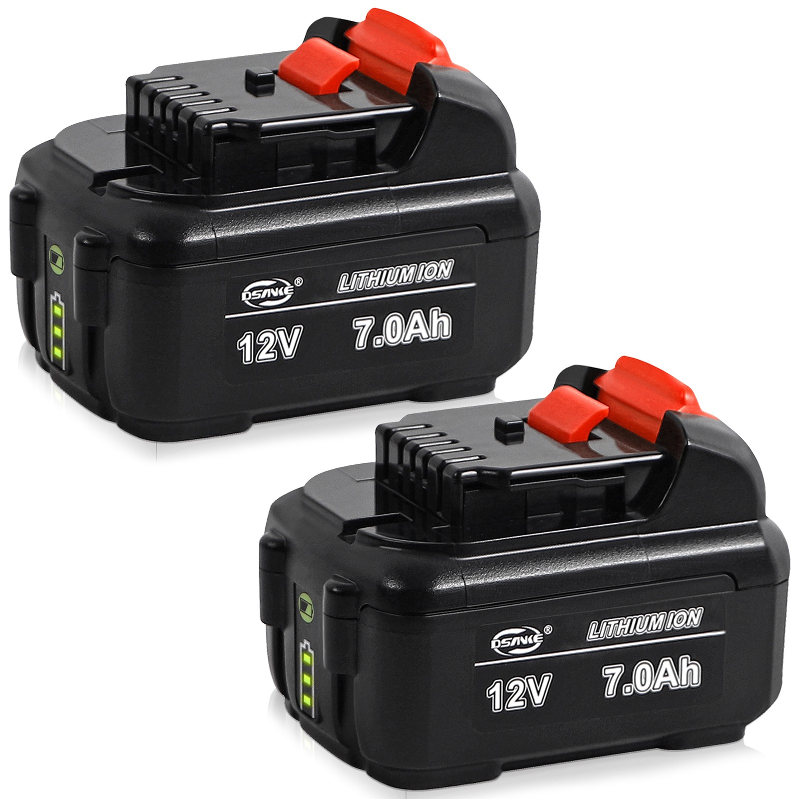 2 Pack 7Ah For DEWALT DCB120 12V 12 Volt MAX Lithium-Ion Battery DCB127-2 DCB122