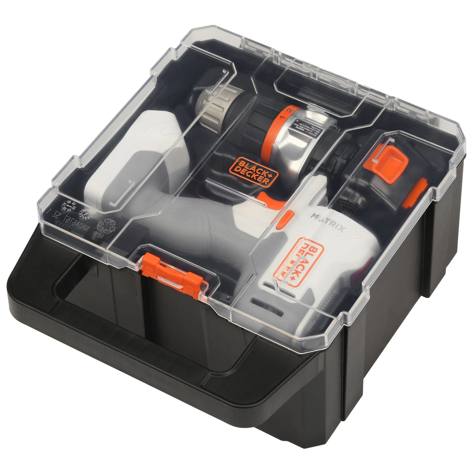 BLACK+DECKER MATRIX™ Drill Kit – White – BDCDMT120WCSTFF