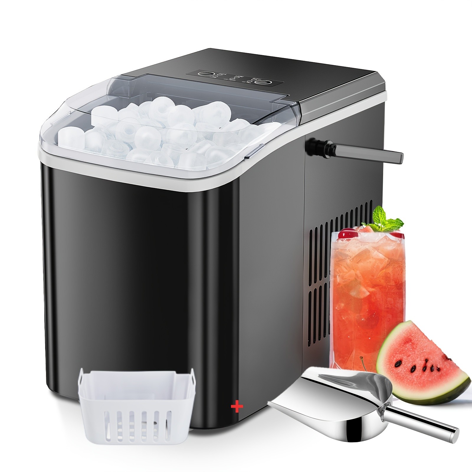 26.5 Pounds of Ice in 24 Hours Ice Maker Machine for Counter Top