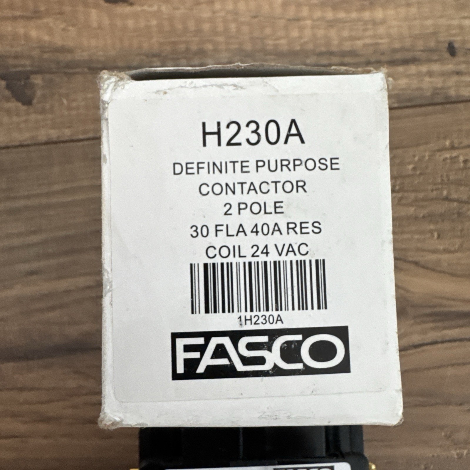Rheem / Ruud Replacement Contactor – 2 Pole 30 Amp 24V Coil H230A