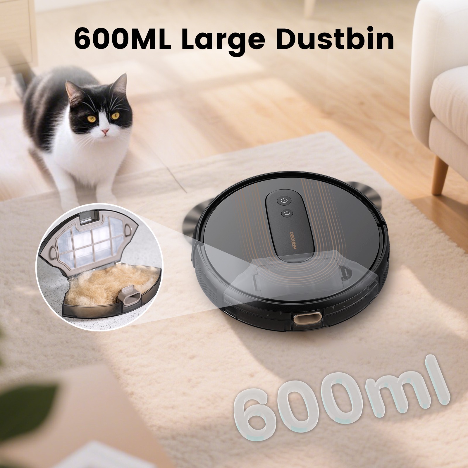 Refurbished AIRROBO G50 Automatic Robot Vacuum Cleaner Robotic 4000Pa App/Alxea