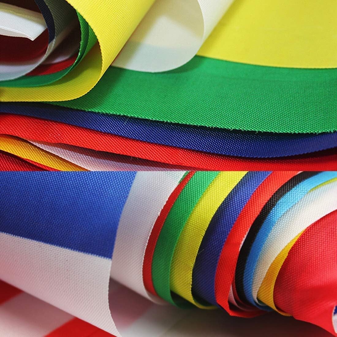 International 100 Countries String Flag Bunting Pennant Banner 82 Feet Festival