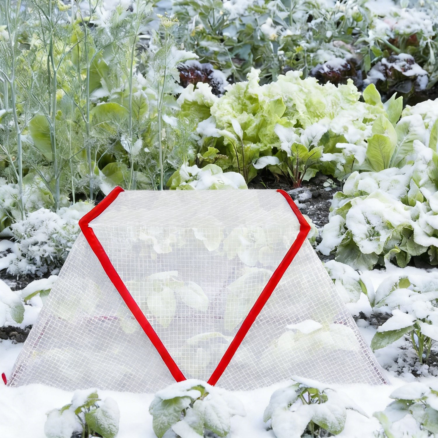 4Pcs Plants Covers Row Accelerator Greenhouse Covers Cage–31.50×12.99×13.39in