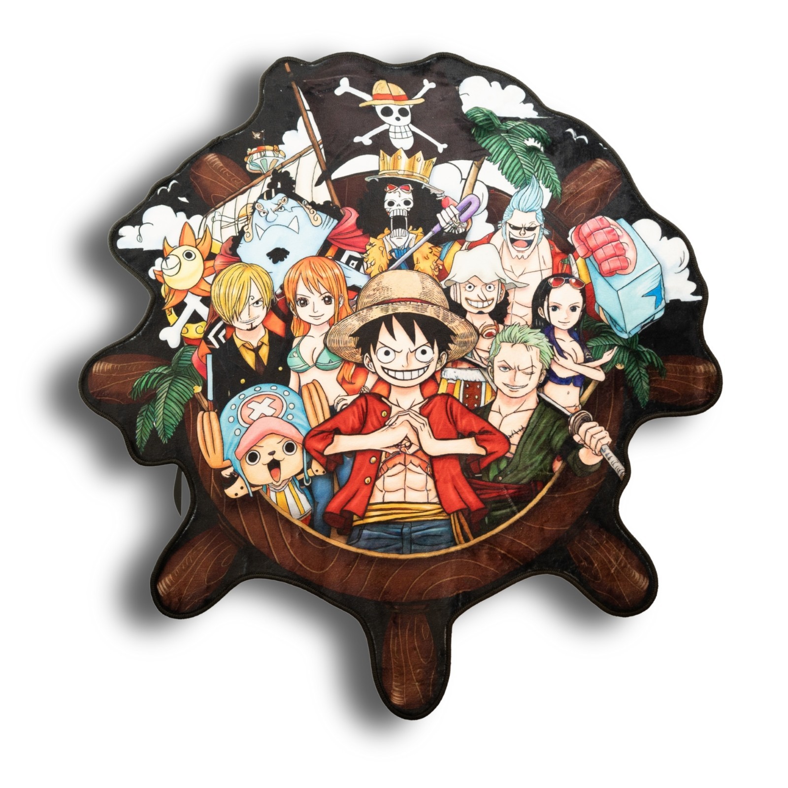 One Piece Crew Large Premium Anime Rug 36″ Straw Hat Pirates Room Decor Mat