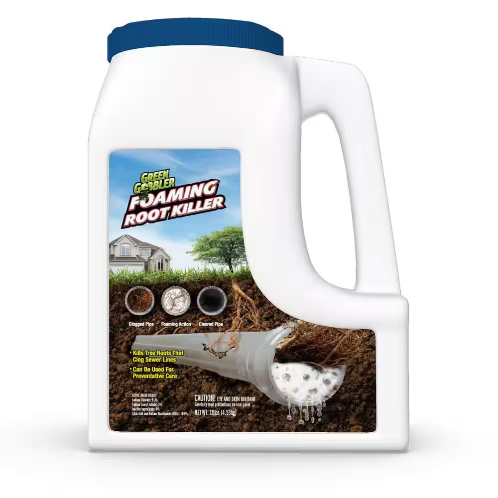 10Lb Foaming Root Killer Prevent Clogs in Sewer Pipes Dehydrates Dissolve Roots