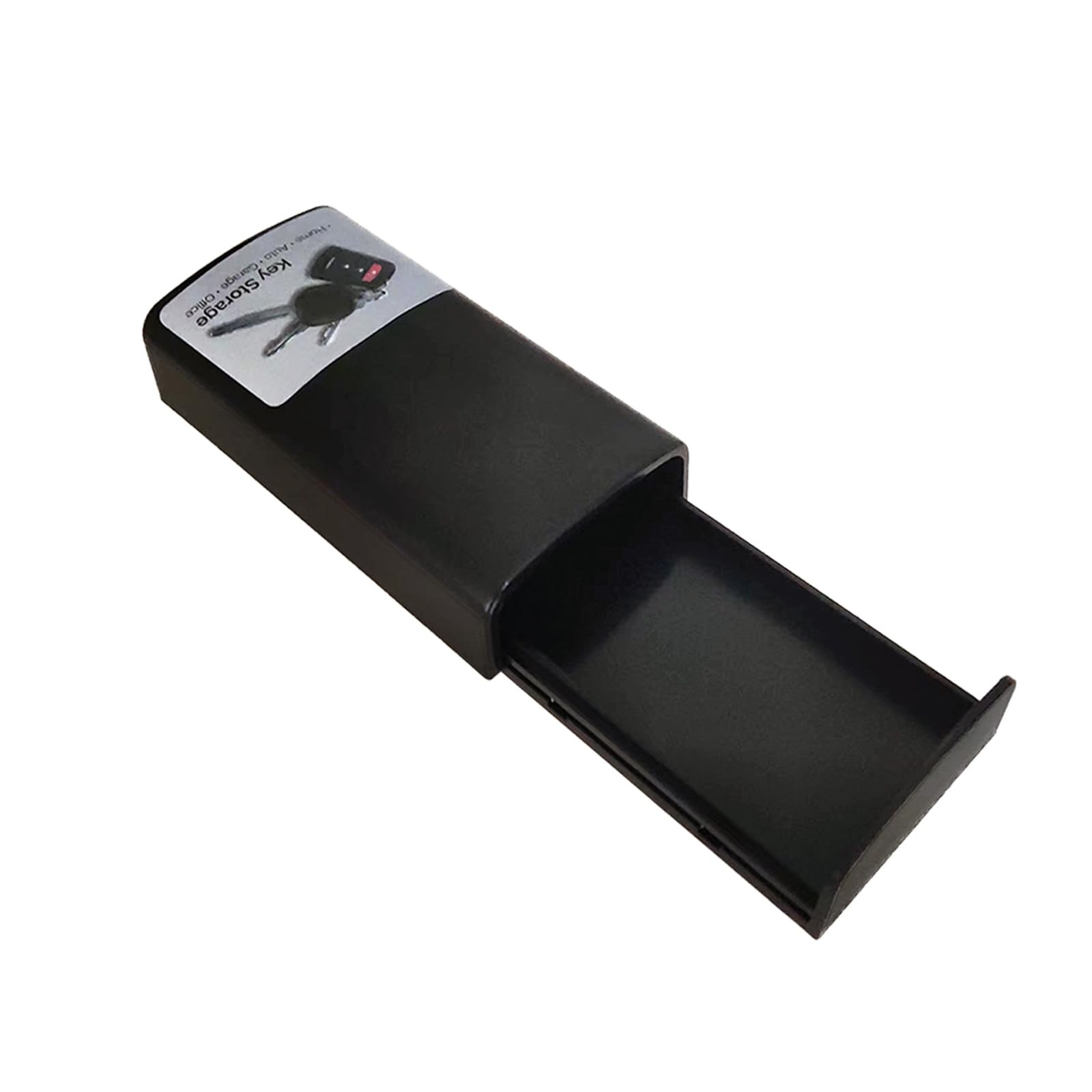 UCkasayfy Magnetic Key Box Hide a Outside 4.17in x 2.17in x 1.1in, Black