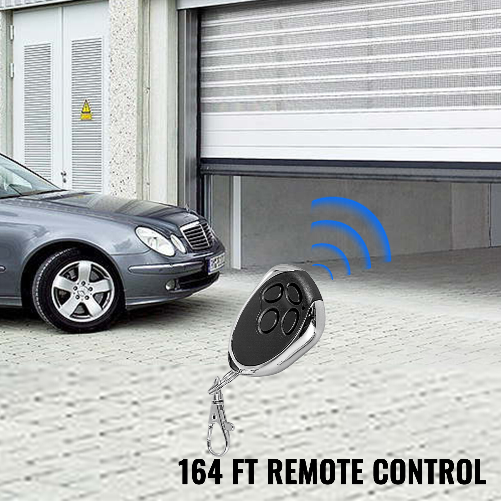 VEVOR Automatic Garage Roller Door Opener 100W Motor 800N Lift Force 2 Remotes