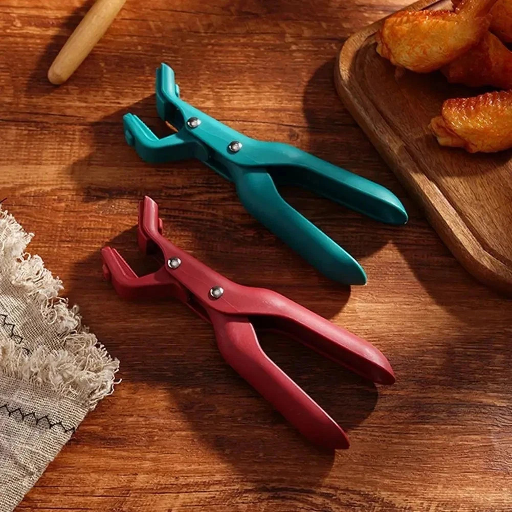 2X Multi-Purpose Anti-Scald Bowl Holder Clip for Kitchen,Silicone Non-Slip Clip