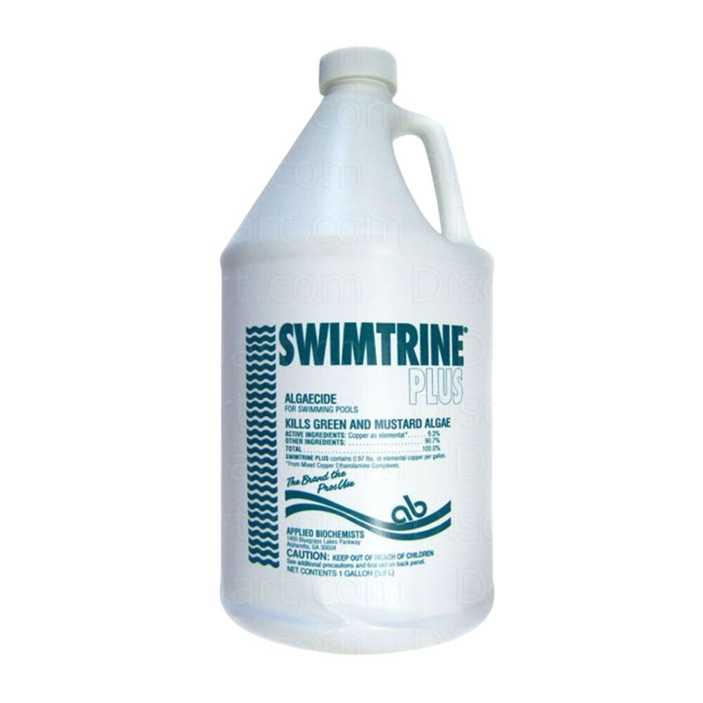 Applied Biochemists Swimtrine Plus 1 Gallon Algaecide Green Mustard (1 Pack)