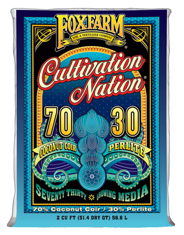 FoxFarm Cultivation Nation 70/30 Coco Coir and Perlite 2 cu ft bag