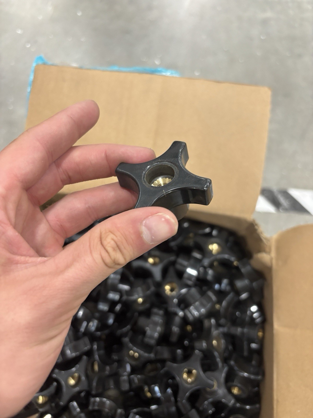 1/4”-20 Threaded Brass Insert Knobs Bulk Lot