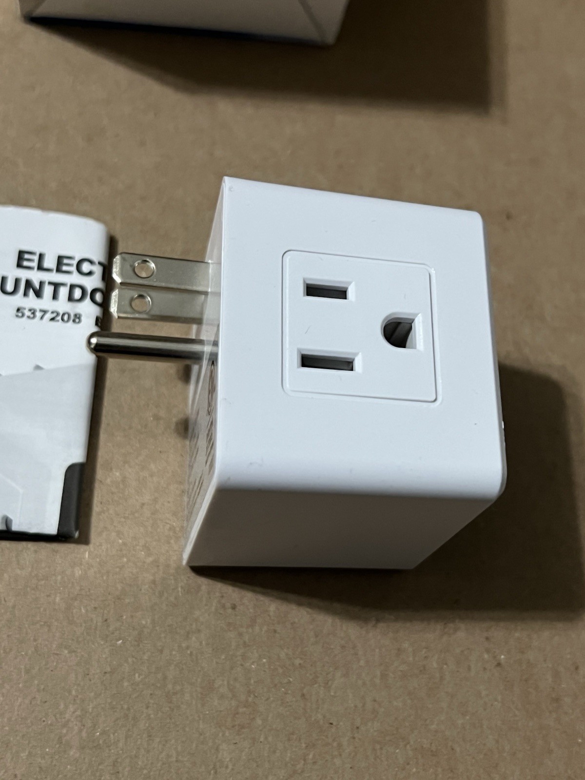 Electronic Indoor Timer 537208 15min to 6hrs Grounded Outlet On/Off Switch NOS