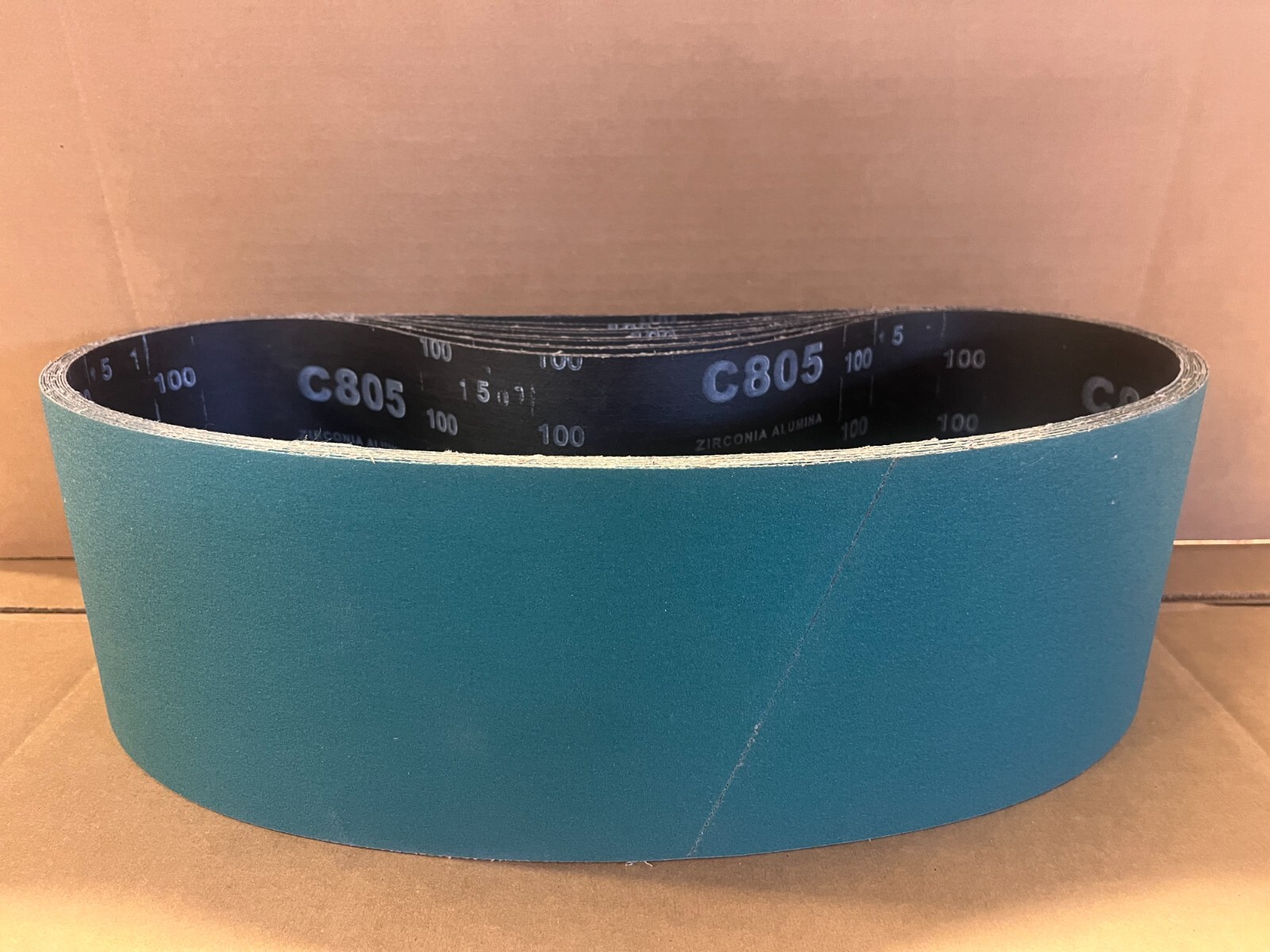 6″ X 48″ PREMIUM GREEN ZIRCONIA SANDING BELTS, 5 PACK! 50,60,80,100 GRITS