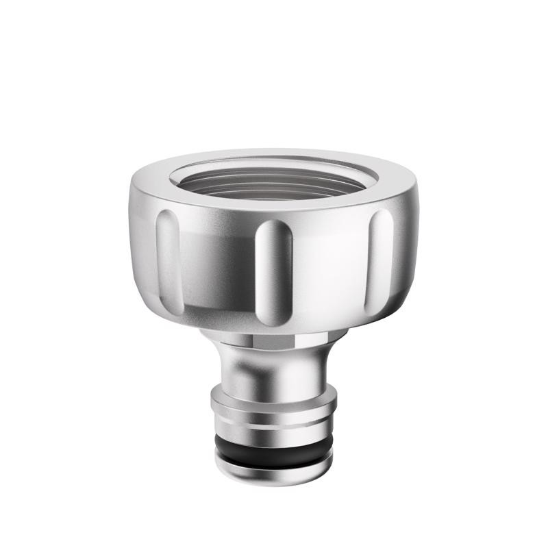 Gardena 5/8 & 1/2 in. Metal Threaded Female Hose Connector (Pack of 2)