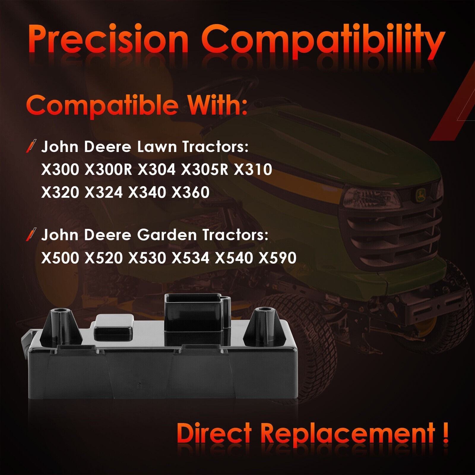 Electronic Control Unit Module For John Deere X300 X304 X310 X320 X324 AM141075