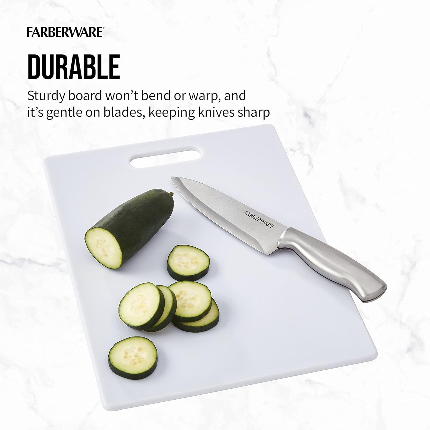 Plastic Cutting Board Non Absorbent White 14″L x 11″W x 0.5″Th