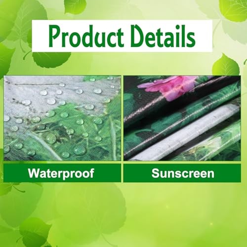 2 Pcs Basement Window Well Scenes Wall Art 90 x 60 Egress Window Well Cover