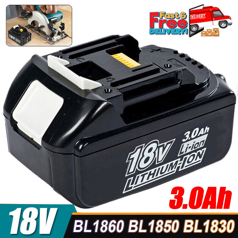 For Makita BL1820 18V LXT Lithium_Ion Compact 3.0Ah Battery BL1815 BL1830 BL1850