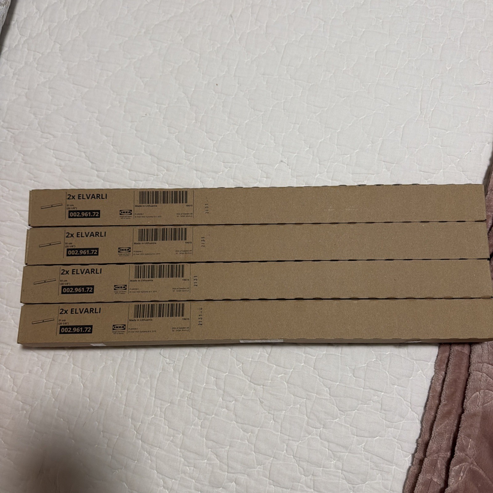 Brand New IKEA ELVARLI Bracket for Post White 51 cm (20 1/8 “) 002.961.72