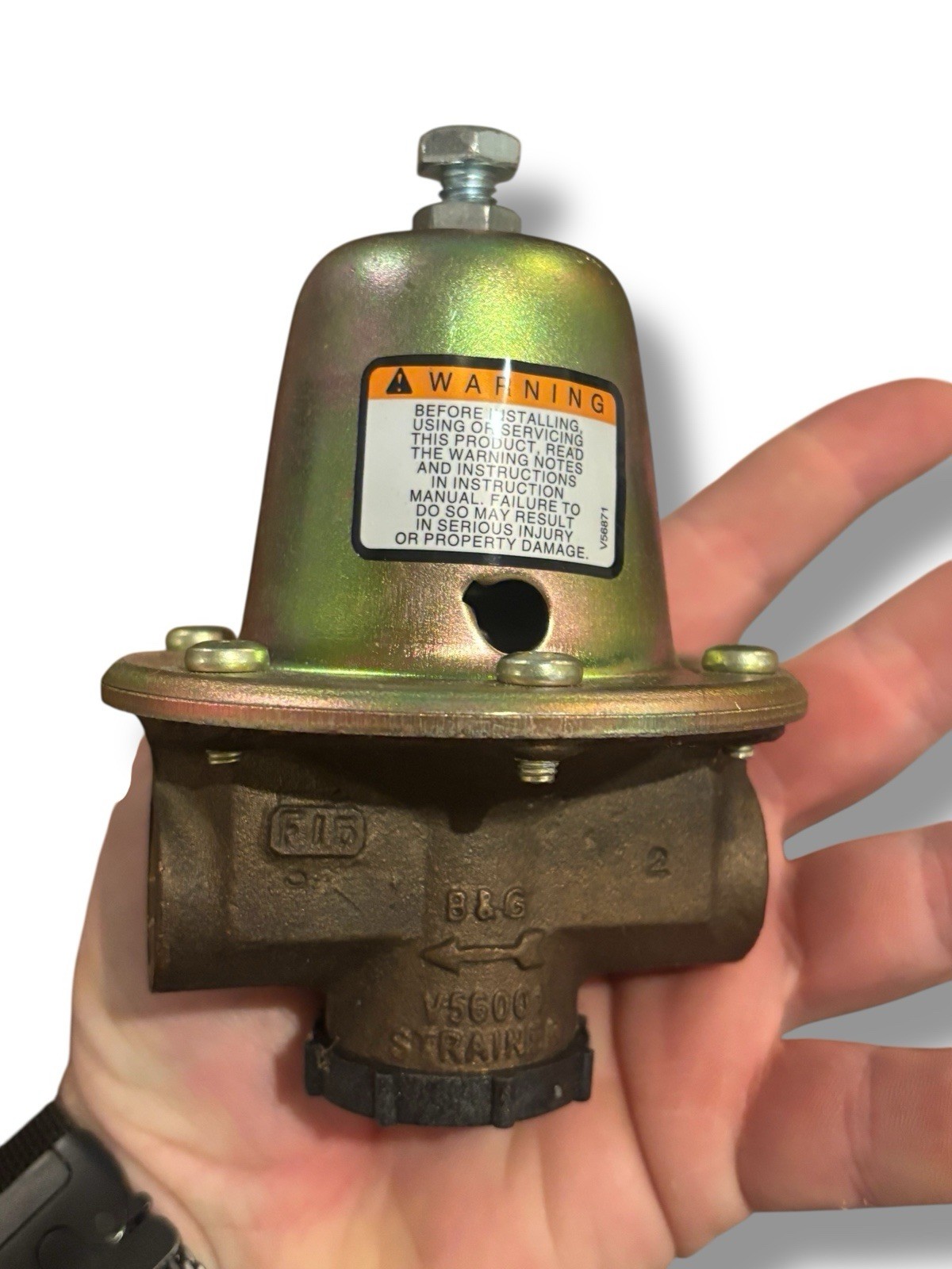 BELL & GOSSETT, 110194LF Brass Water Pressure Reducing Valve