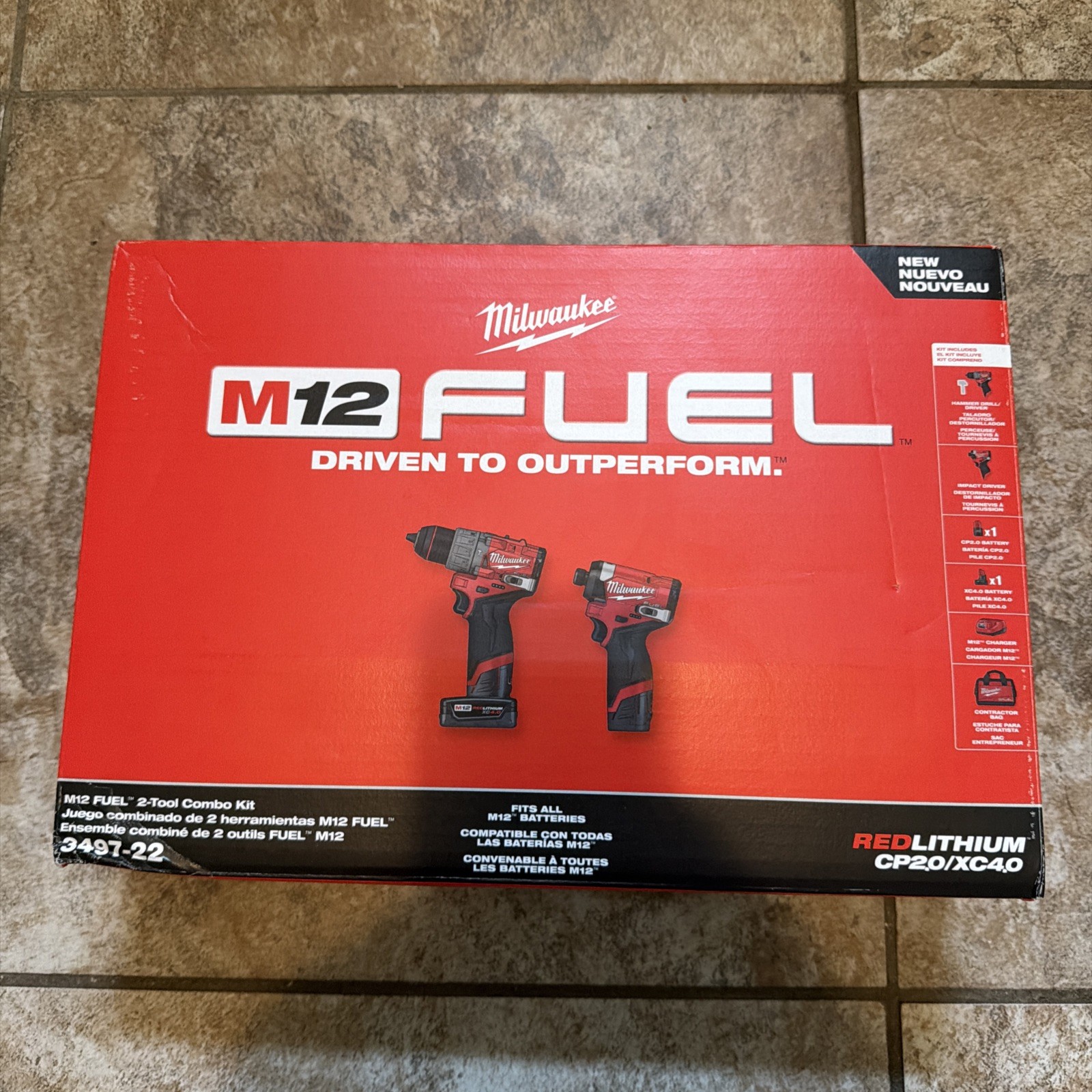 Milwaukee 3497-22 Impact Driver – Red