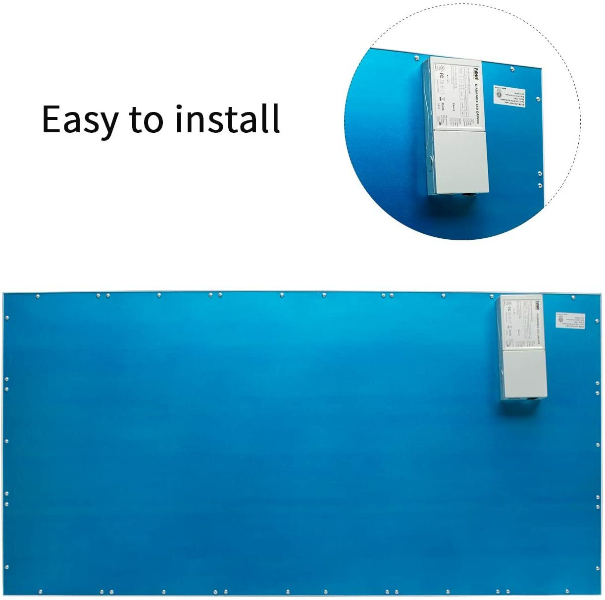 4PC LED 2×4 Drop-in Ceiling Panels,Replacement lighting,LED Ceiling Light 5000k