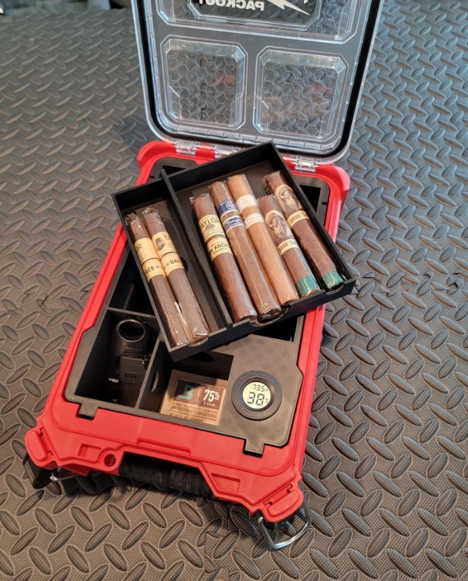 Cigar Humidor Insert With Included Hydrometer For Milwaukee 48-22-8435