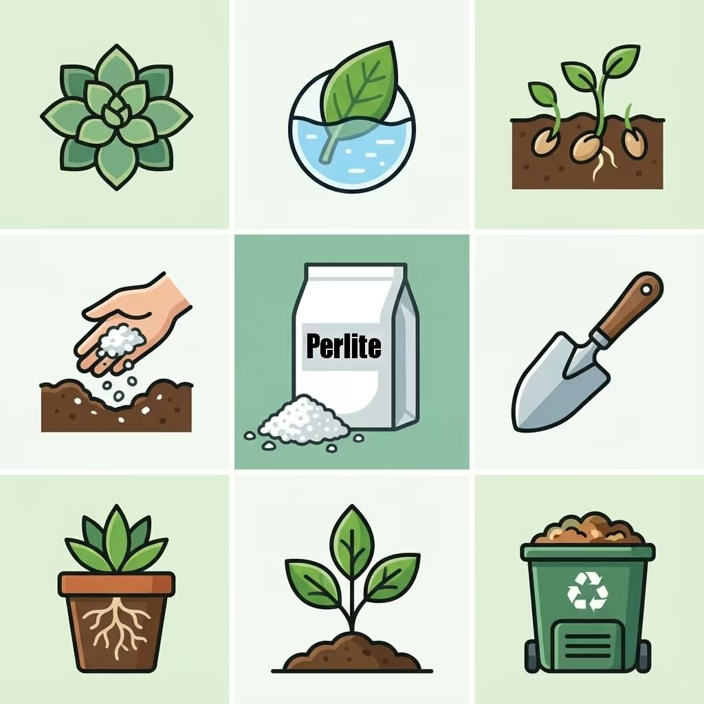 15QT Organic Perlite Soil Amendment for Plants and Improved Drainage