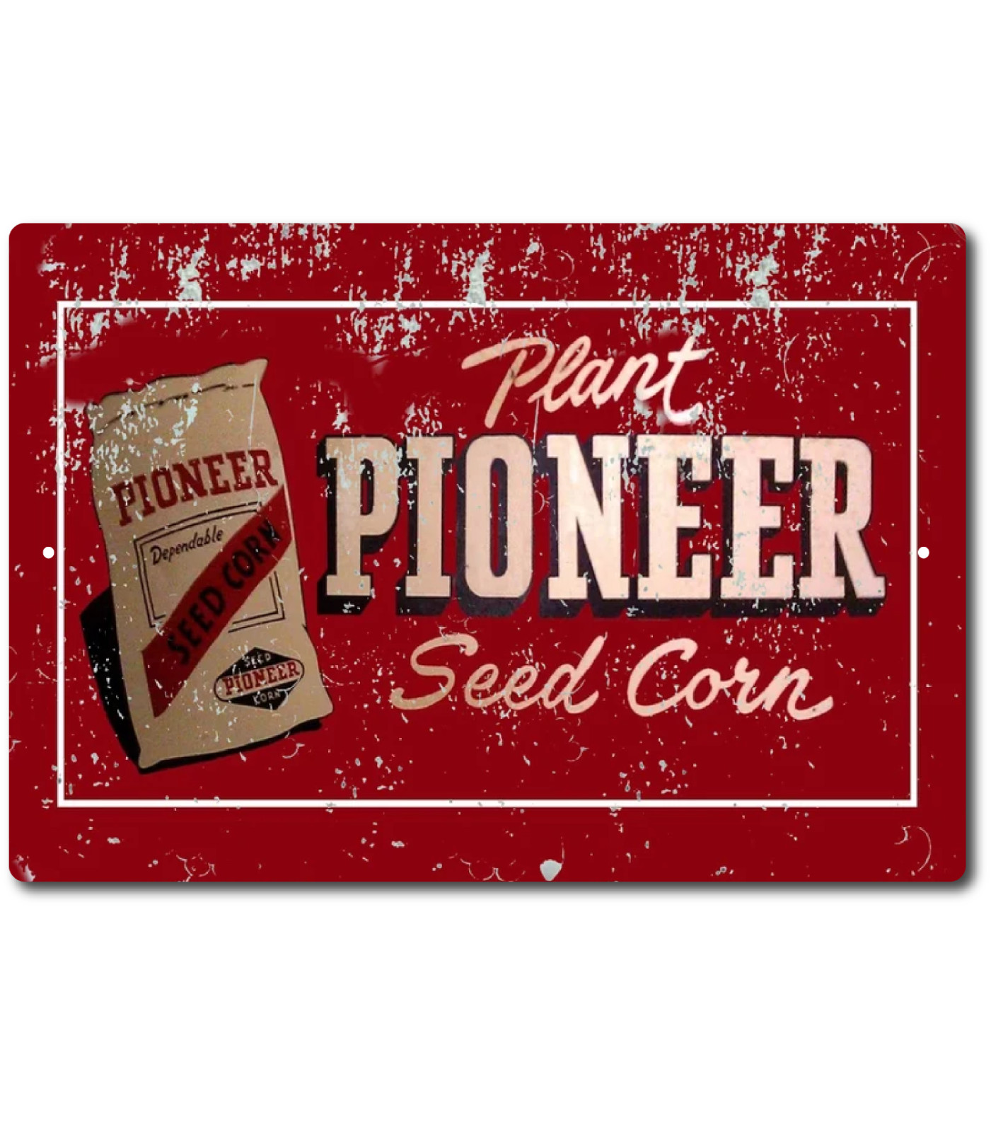 Farm Sign PLANT PIONEER CORN Tin Sign Farm Country Farmhouse Decor Farmer GiftS