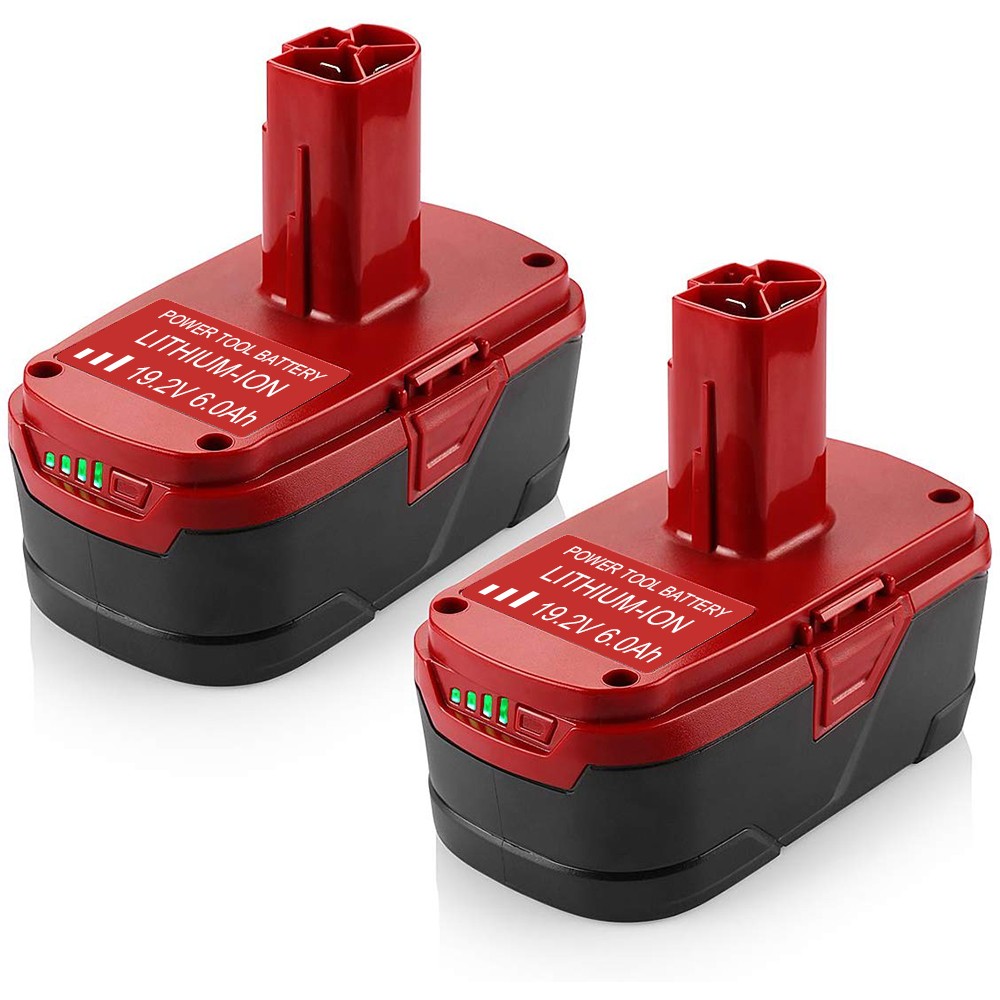 2PACK 6.0Ah For Craftsman C3 XCP Lithium Battery 19.2V 130279005 PP2030 35702