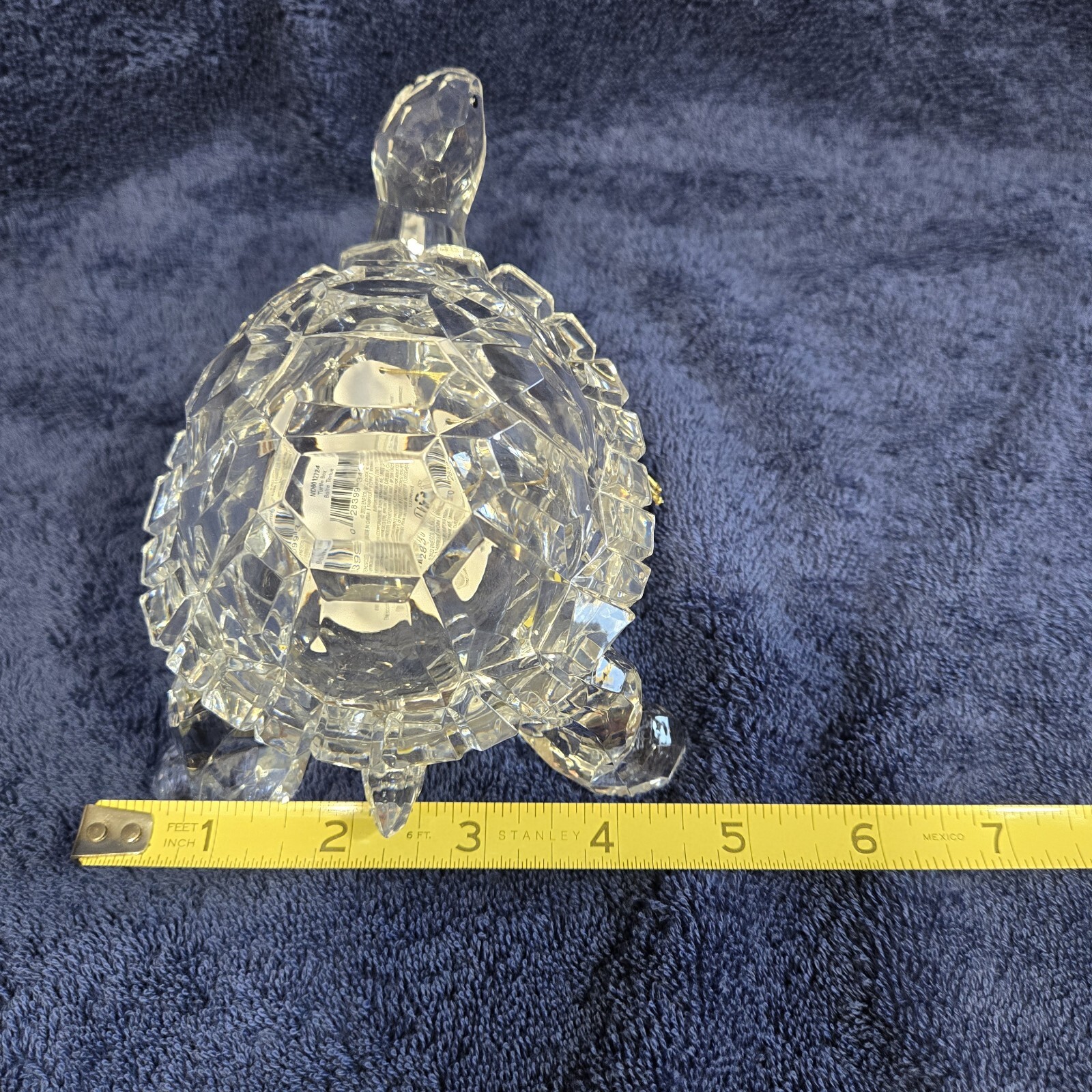 Enesco Facets Acrylic Turtle + Shell Lid Decorative Storage Trinket Box 3.25 In